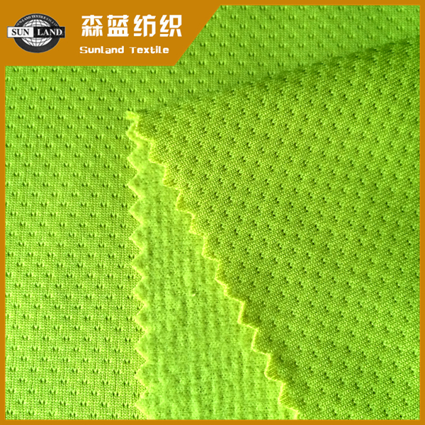 上海蝴蝶網眼絨布 Brushed butterfly mesh fabric