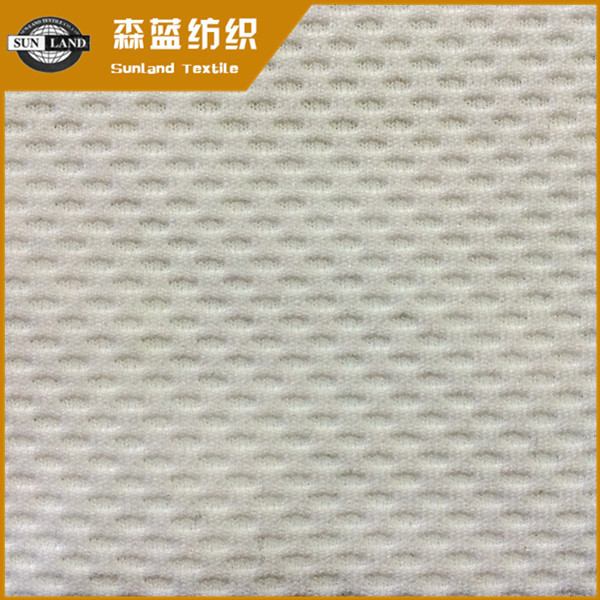 上海提花氨綸蜂巢布 Polyester spandex jacquard honeycomb