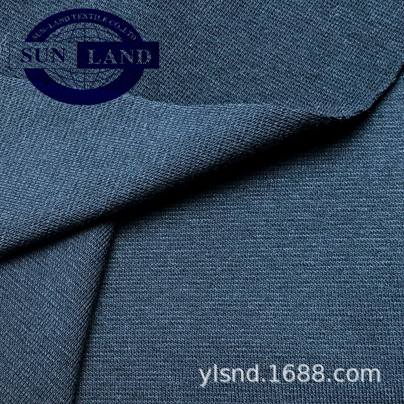 常熟DC029針織精梳棉氨11羅紋 混紡 服裝配料環保染色布